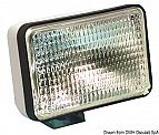 Faro impermeabile con bulbo ottico alogeno stagno Sealed Beam Faro impermeabile con bulbo ottico alogeno stagno Sealed Beam