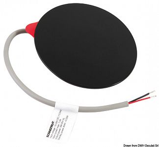 Caricabatteria stagno ROKK wireless SUB con integrated charging invisibile - 5 W