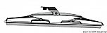 Spazzola in Acciaio Inox con spatole in silicone speciale per tergicristalli, colore nero opaco Spazzola in Acciaio Inox con spatole in silicone speciale per tergicristalli, colore nero opaco