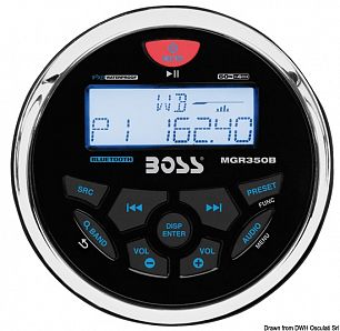 Radio FM/AM/Bluetooth/USB/MP3 da cruscotto BOSS