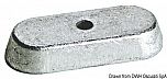 Anodo piede per motori Yamaha 6/8/9,9 HP 4 tempi Anodo piede per motori Yamaha 6/8/9,9 HP 4 tempi