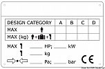 Placchetta per identificazione scafi Placchetta per identificazione scafi